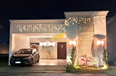 Casa térrea de alto padrão em condomínio primor das torres  cuiabá-mt - 135m², 3 quartos, 1 suíte, porteira fechada.