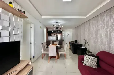 Apartamento localizado em barreiros, possui 93m² privativos.