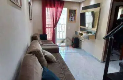 Apartamento duplex com 2 dormitórios, 90 m² - venda por r$ 355.000,00 ou aluguel por r$ 1.900,00/mês - vila real - guarulhos/sp