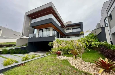 asa Contemporânea de Alto Padrão no Alphaville com 5 Suítes e Piscina de Borda Infinita