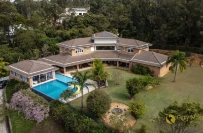 Casa com 5 dormitórios à venda, 1100 m² por r$ 10.000.000,00 - condomínio terras de são josé ii - itu/sp