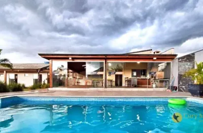 Magnífica chácara com 5 suítes, 1300 m² - venda por r$ 1.100.000 ou aluguel por r$ 5.200/mês - buru - salto/sp