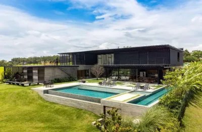 Casa são vicente com 8 suítes à venda, 970m² por r$ 16.000.000 - condomínio terras de são josé ii - itu/sp