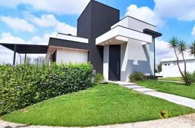 Porteira fechada! magnífica casa de esquina, com spa e 3 suítes, totalmente mobiliada, à venda por r$1.497.000 - condomínio central parque