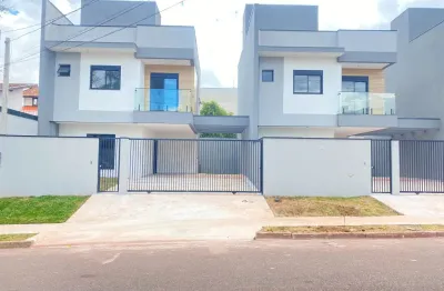 Sobrado para venda com 133 metros quadrados com 3 quartos em afonso pena - são josé dos pinhais - pr