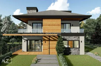 Casa com 5 dormitórios à venda, 400 m²  - vila suíça - gramado/rs