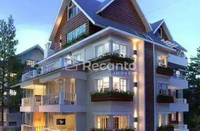 Apartamento com 3 dormitórios à venda, 92 m² - centro - gramado/rs