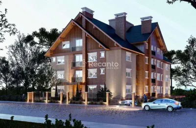 Apartamento com 2 dormitórios à venda, 66 m² - centro - canela/rs