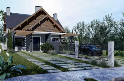 Casa com 3 dormitórios à venda, 112 m²  - vila suiça - canela/rs