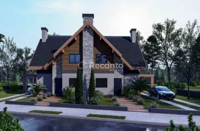Casa com 3 dormitórios à venda, 116 m²- parque das hortênsias - canela/rs