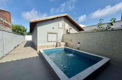 Casa com 2 dormitórios à venda, 73 m² por r$ 370.000,00 - jardim regina - área verde - itanhaém/sp