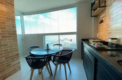 Apartamento com 2 dormitórios à venda, 77 m² por r$ 636.000,00 - jardim praia grande - mongaguá/sp