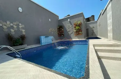 Sobrado com 2 dormitórios à venda, 54 m² por r$ 330.000,00 - balneário pires - praia grande/sp