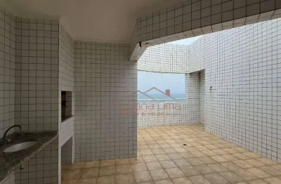 Cobertura com 2 dormitórios à venda, 132 m² por r$ 400.000,00 - vila atlântica - mongaguá/sp