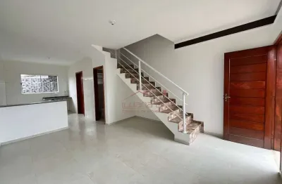 Sobrado com 2 dormitórios à venda por r$ 280.000,00 - itaóca - mongaguá/sp