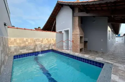 Casa com 3 dormitórios à venda, 79 m² por r$ 441.000,00 - balneário itaguaí - mongaguá/sp