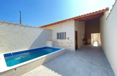 Casa com 3 dormitórios à venda, 89 m² por r$ 499.900,00 - balneário itaguaí - mongaguá/sp