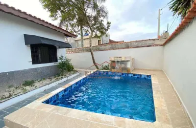 Casa com 3 dormitórios à venda, 132 m² por r$ 434.600,00 - balneário itaguaí - mongaguá/sp