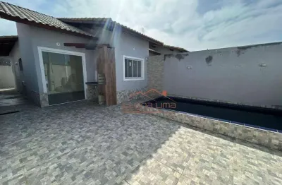 Casa com 2 dormitórios à venda, 70 m² por r$ 320.000,00 - jardim são fernando - itanhaém/sp