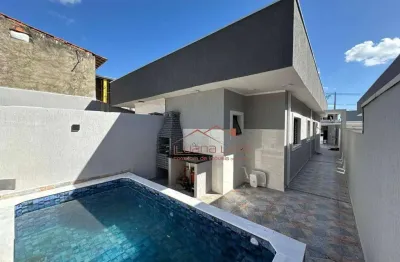 Casa com 2 dormitórios à venda, 75 m² por r$ 360.000,00 - jardim bopiranga - itanhaém/sp