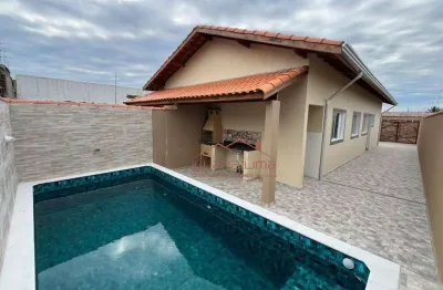 Casa com 2 dormitórios à venda, 56 m² por r$ 329.000,00 - jardim jamaica - itanhaém/sp