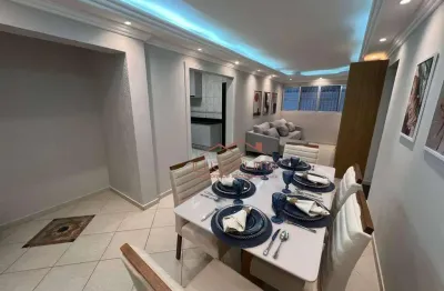 Apartamento com 2 dormitórios à venda, 82 m² por r$ 395.000 - vila guilhermina - praia grande/sp