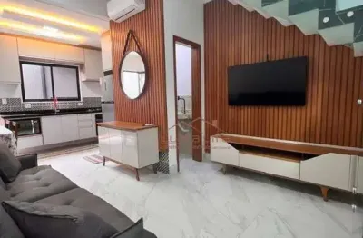 Casa com 2 dormitórios à venda, 60 m² por r$ 385.000,00 - maracanã - praia grande/sp