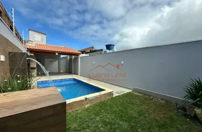 Casa com 3 dormitórios à venda, 105 m² por r$ 550.000,00 - vila atlântica - mongaguá/sp