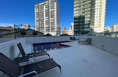Apartamento com 2 dormitórios à venda, 60 m² por r$ 345.000 - vila guilhermina - praia grande/sp