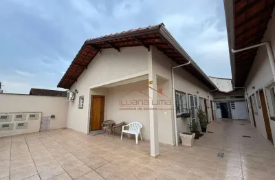 Casa com 1 dormitório à venda, 52 m² por r$ 195.000 - maracana - praia grande/sp