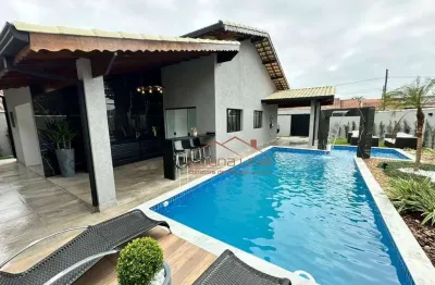 Casa com 3 dormitórios à venda por r$ 899.000,00 - balneário esther - itanhaém/sp