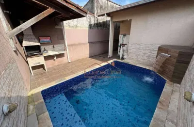 Casa com 2 dormitórios à venda por r$ 290.000 - suarão - itanhaém/sp