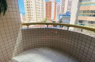 Apartamento com 2 dormitórios para alugar, 72 m² por r$ 2.800/mês - aviação - praia grande/sp