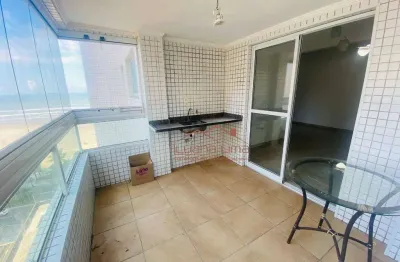 Apartamento com 2 dormitórios para alugar, 116 m² por r$ 4.000/mês - aviação - praia grande/sp