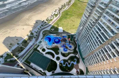 Apartamento com 1 dormitório para alugar por r$ 4.100/mês - mirim - praia grande/sp