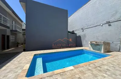 Casa com 2 dormitórios à venda por r$ 275.000,00 - vera cruz - mongaguá/sp
