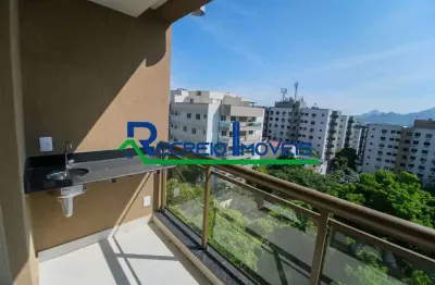 Apartamento com 2 quartos à venda na rua ana silva, pechincha, rio de janeiro, 57 m2 por r$ 399.000