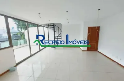 Cobertura com 4 quartos à venda na rua edwaldo de vasconcelos, recreio dos bandeirantes, rio de janeiro, 280 m2 por r$ 1.150.000