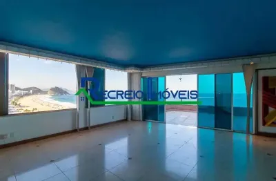 Cobertura com 4 quartos à venda na avenida atlântica, copacabana, rio de janeiro, 425 m2 por r$ 13.175.000