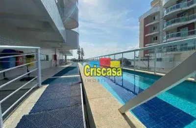 Apartamento com 2 dormitórios à venda, 60 m² por r$ 650.000,00 - braga - cabo frio/rj