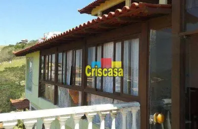 Casa com 6 dormitórios à venda, 220 m² por r$ 590.000,00 - peró - cabo frio/rj