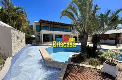 Casa com 5 dormitórios à venda, 539 m² por r$ 8.000.000,00 - gamboa - cabo frio/rj