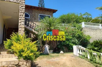 Casa com 6 dormitórios à venda, 300 m² por r$ 1.100.000,00 - guriri - cabo frio/rj