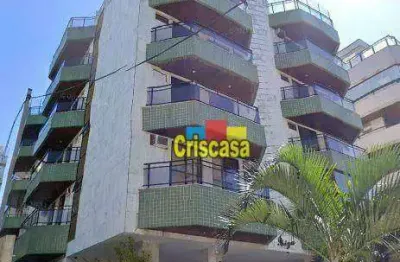 Cobertura com 2 dormitórios para alugar, 100 m² por r$ 3.934,00/mês - algodoal - cabo frio/rj