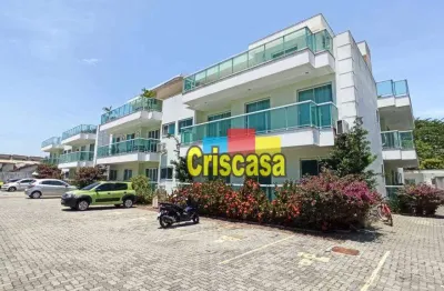 Cobertura com 2 dormitórios à venda, 170 m² por r$ 560.000,00 - palmeiras - cabo frio/rj