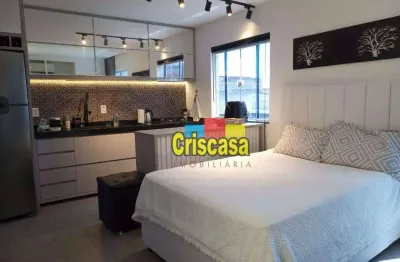 Flat à venda, 42 m² por r$ 280.000,00 - vila blanche - cabo frio/rj