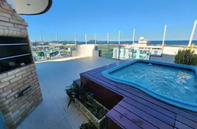 Cobertura com 4 dormitórios à venda, 195 m² por r$ 1.300.000,00 - braga - cabo frio/rj