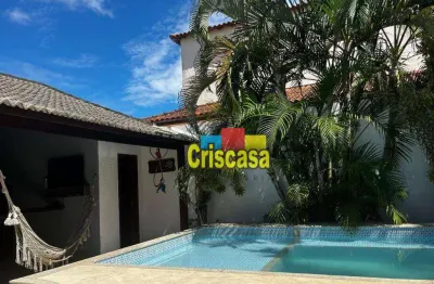 Casa com 5 dormitórios à venda, 210 m² por r$ 795.000,00 - guriri - cabo frio/rj