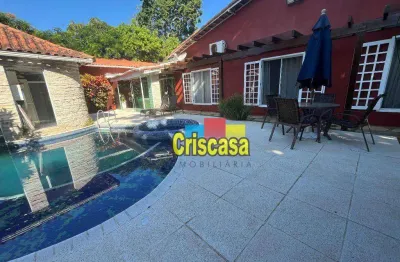 Casa com 4 dormitórios à venda, 131 m² por r$ 2.350.000,00 - praia do siqueira - cabo frio/rj