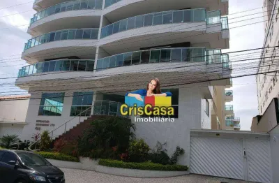 Apartamento com 3 dormitórios para alugar, 130 m² por r$ 6.299,76/mês - vila nova - cabo frio/rj